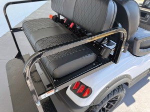 White Contender Flex 2+2 Lithium Golf Cart 08